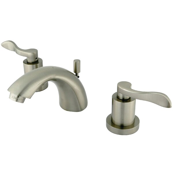 Kingston Brass Mini-Widespread Bathroom Faucet, Brushed Nickel KS2958DFL - main